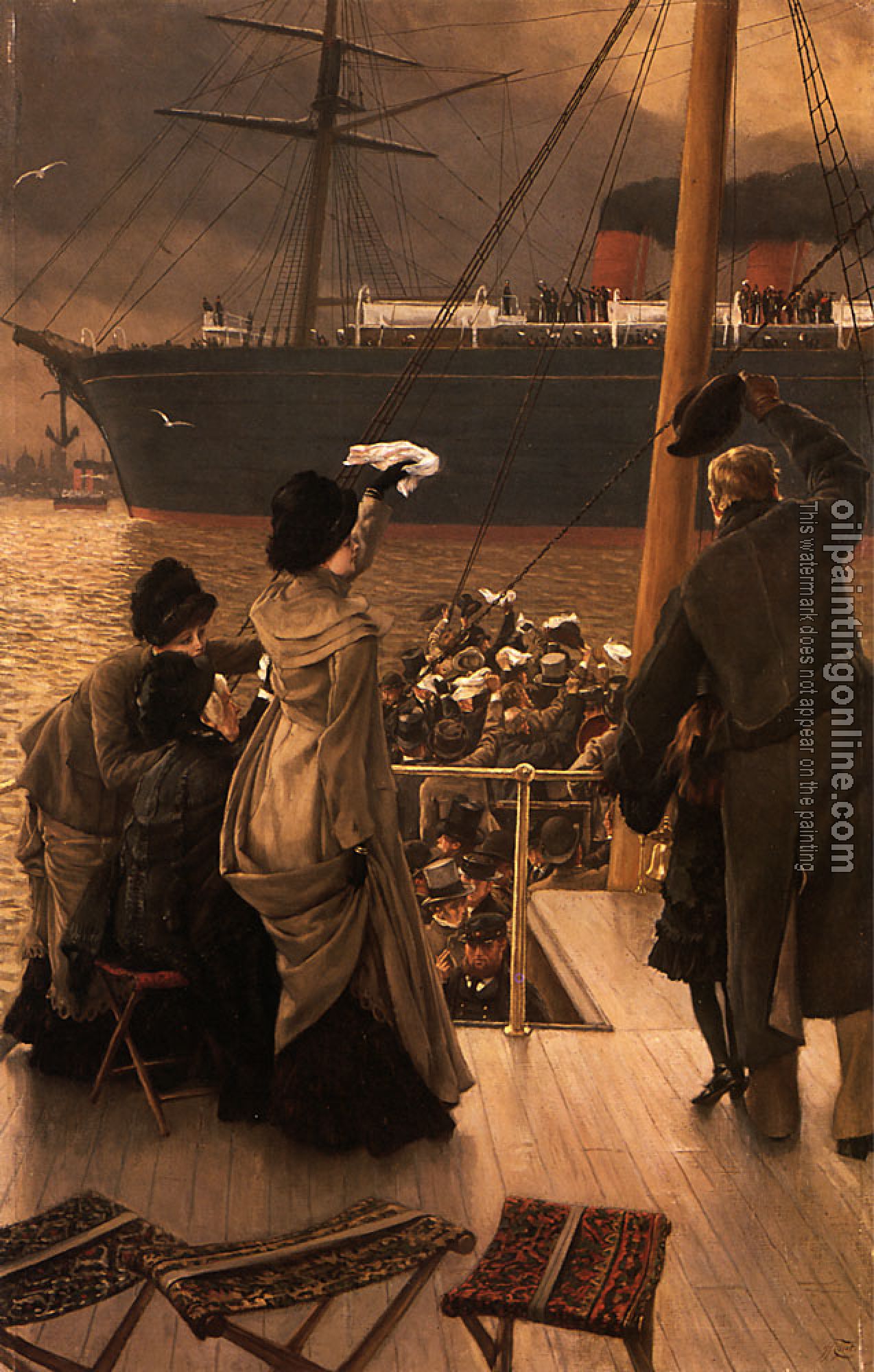 Tissot, James - Goodbye on the Mersey